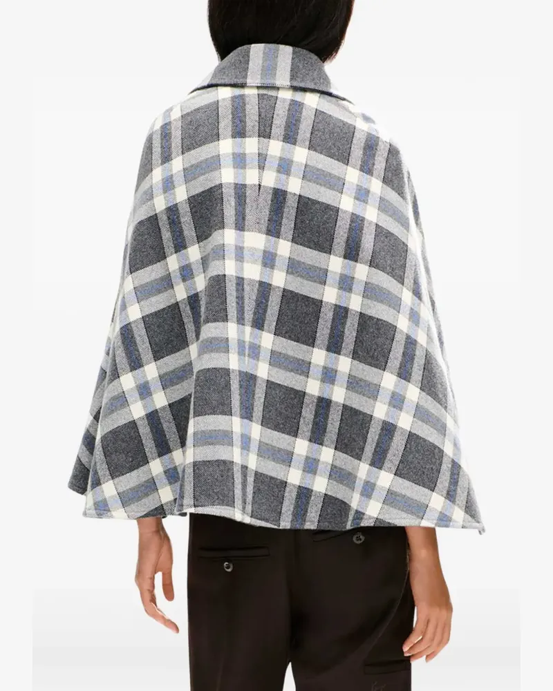 Kenzo Checks military cape - Grau Grau