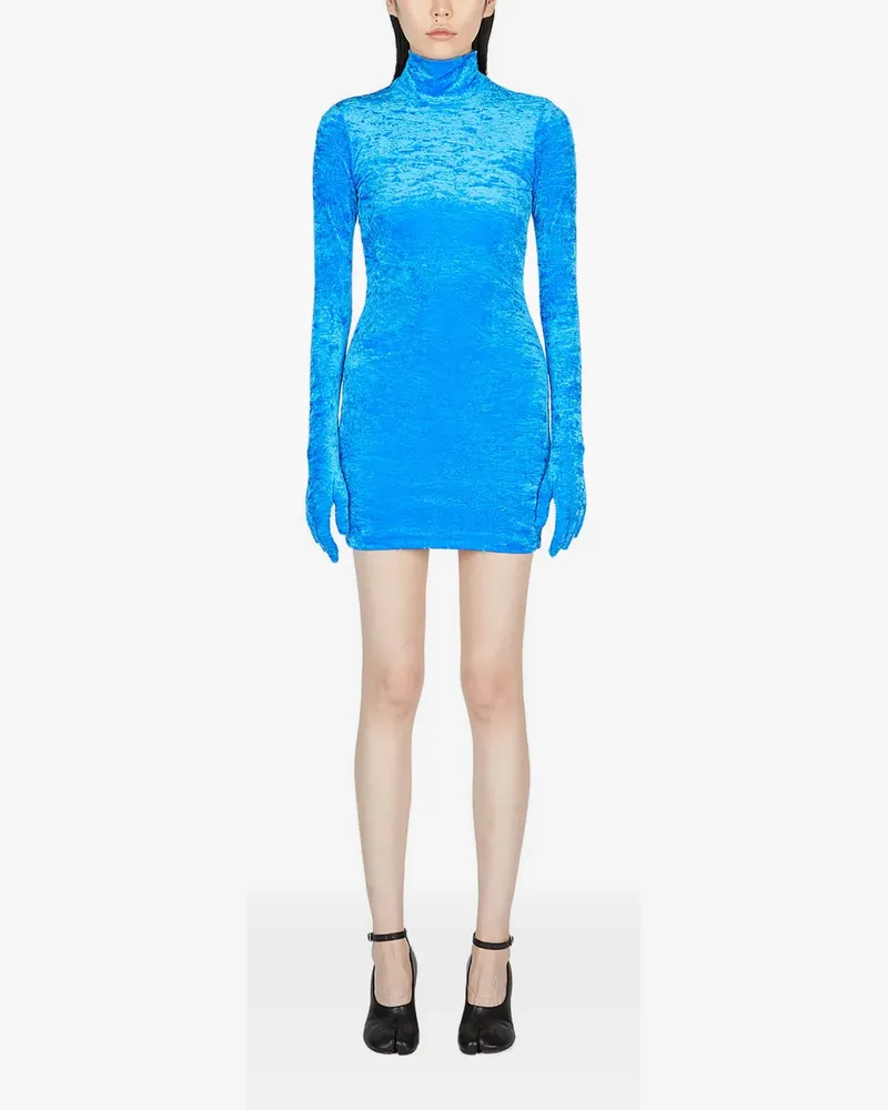 VETEMENTS Kleid mit Rollkragen - Blau Blau