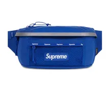 Gürteltasche mit Logo-Patch - Blau