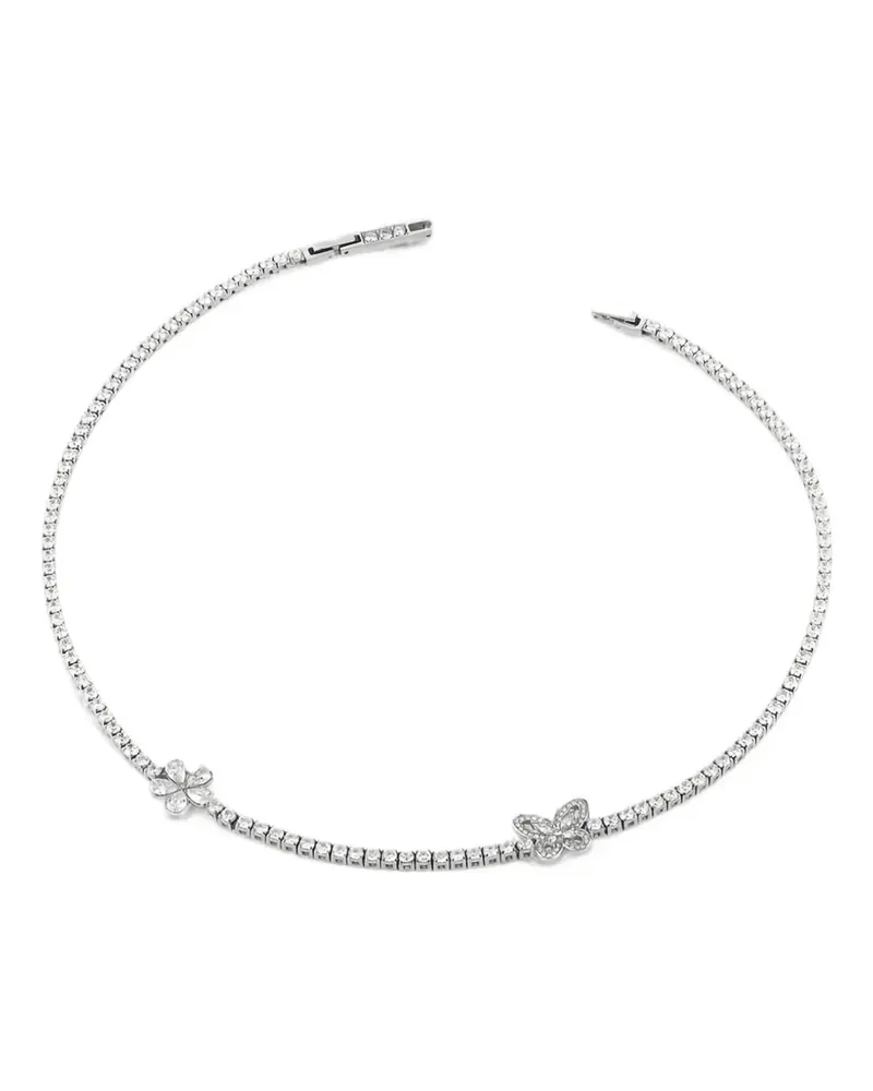 Guess Lily Tennishalskette - Silber Silber