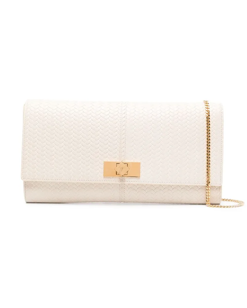 Giuseppe Zanotti Montserrat Clutch - Weiß Weiß