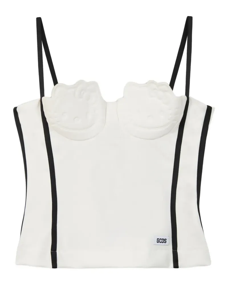 GCDS x Hello Kitty Trägershirt - Weiß Weiß