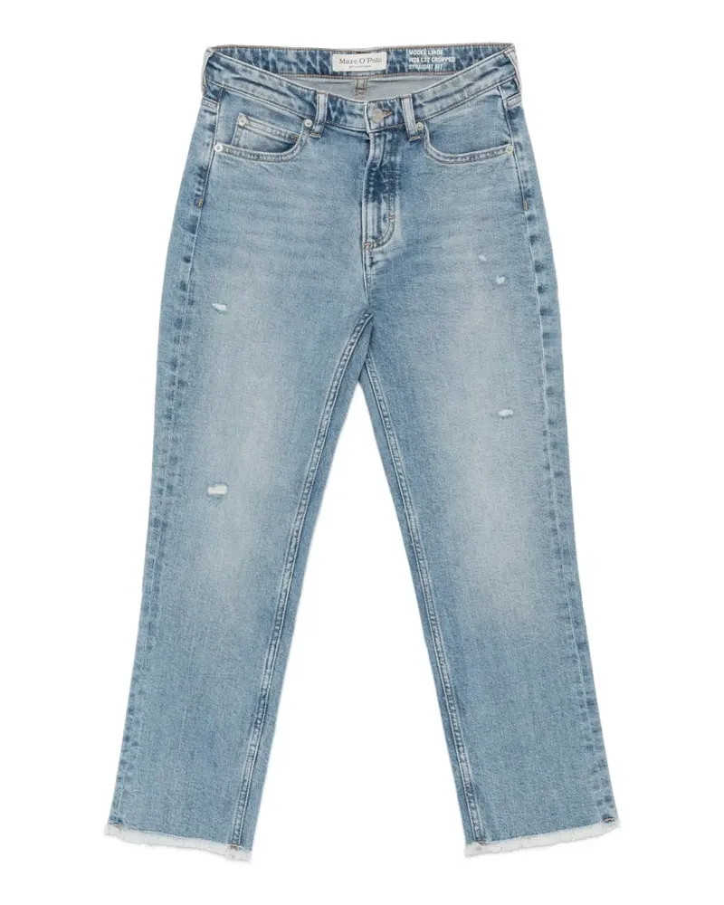 Marc O'Polo Linde raw-hem jeans - Blau Blau