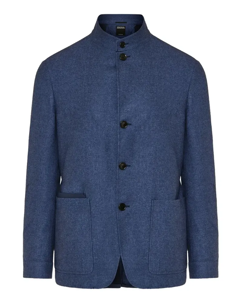 Ermenegildo Zegna button-fastening jacket - Blau Blau