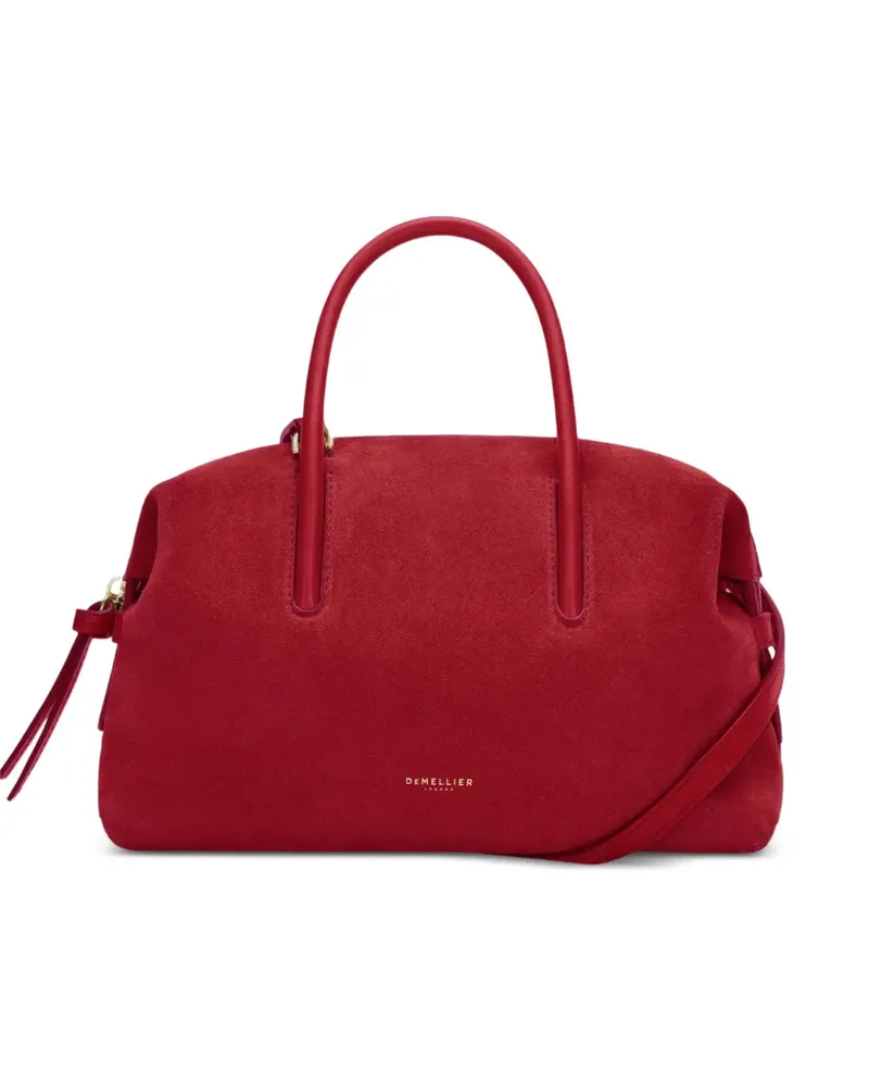 DeMELLIER small The Stockholm logo-print tote bag - Rot Rot