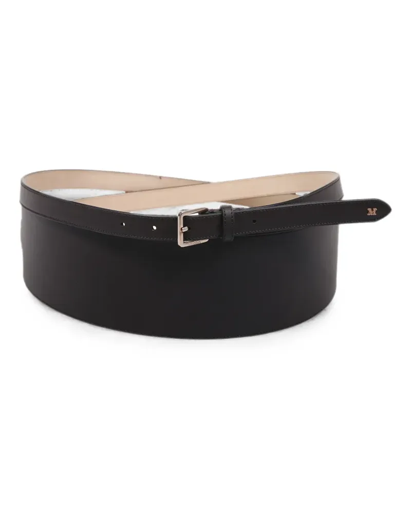 Max Mara Schnallengürtel aus Leder - Braun Braun