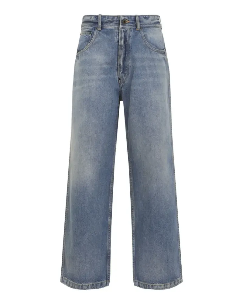 Maison Margiela straight-leg cropped jeans - Blau Blau