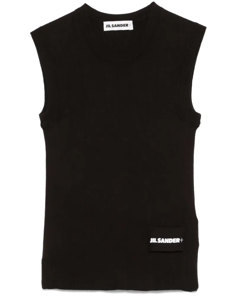 Jil Sander Cropped-Top - Braun Braun