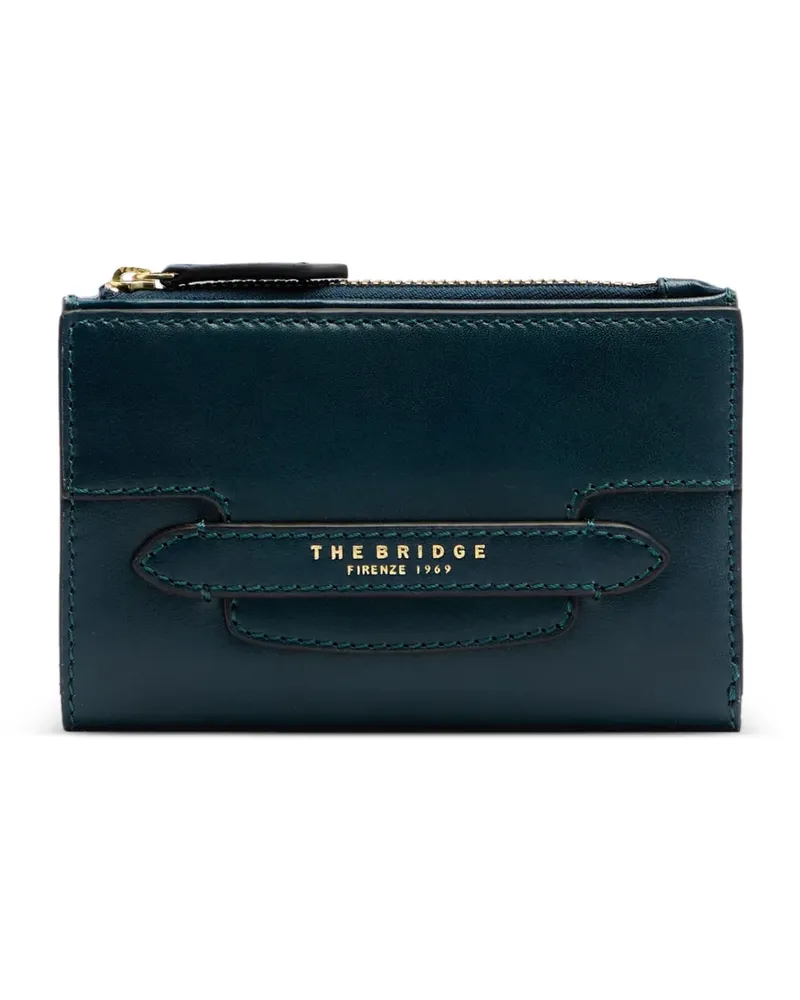 The Bridge Lucrezia leather coin-pocket wallet - Blau Blau