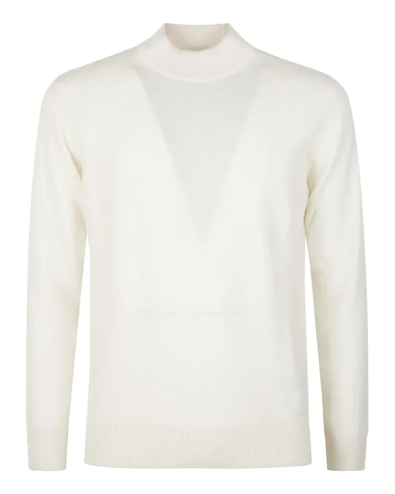Eleventy mock-neck sweater - Weiß Weiß