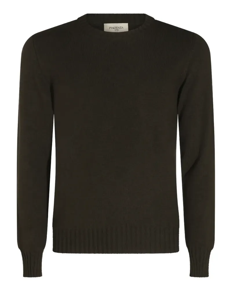 Piacenza Cashmere Gerippter Strickpullover - Grün Grün