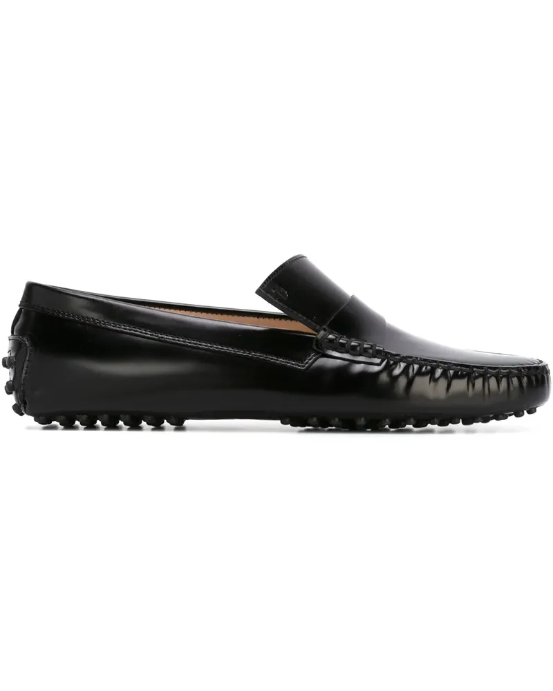 TOD'S Loafer mit asymmetrischer Lasche - Schwarz Schwarz