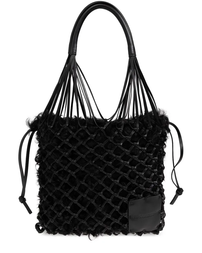 Jil Sander Handtasche aus Leder - Schwarz Schwarz