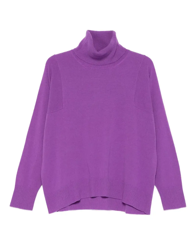 Roberto Collina Pullover mit Rollkragen - Violett Violett