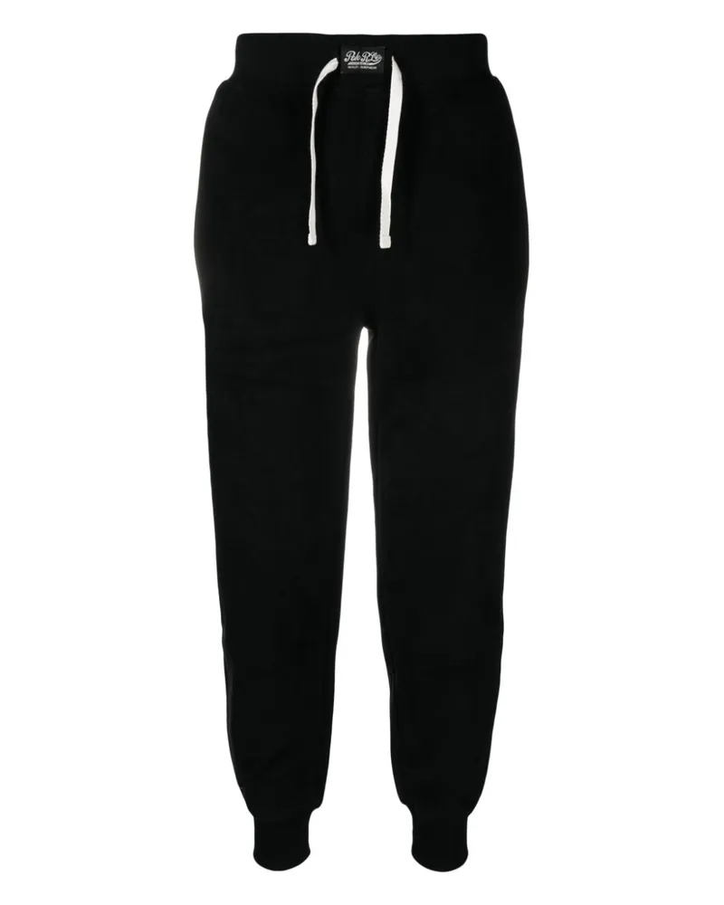 Ralph Lauren Fleecehose mit Logo-Stickerei - Schwarz Schwarz
