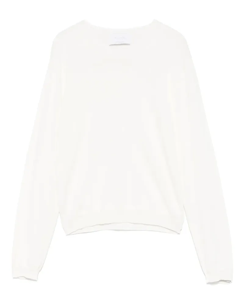 Daniele Fiesoli Pullover mit Rundhalsausschnitt - Weiß Weiß