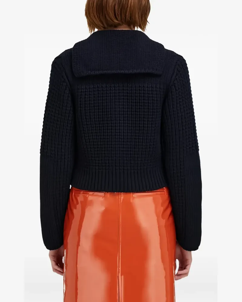 Ferragamo Strickjacke mit Gancini-Knöpfen - Blau Blau