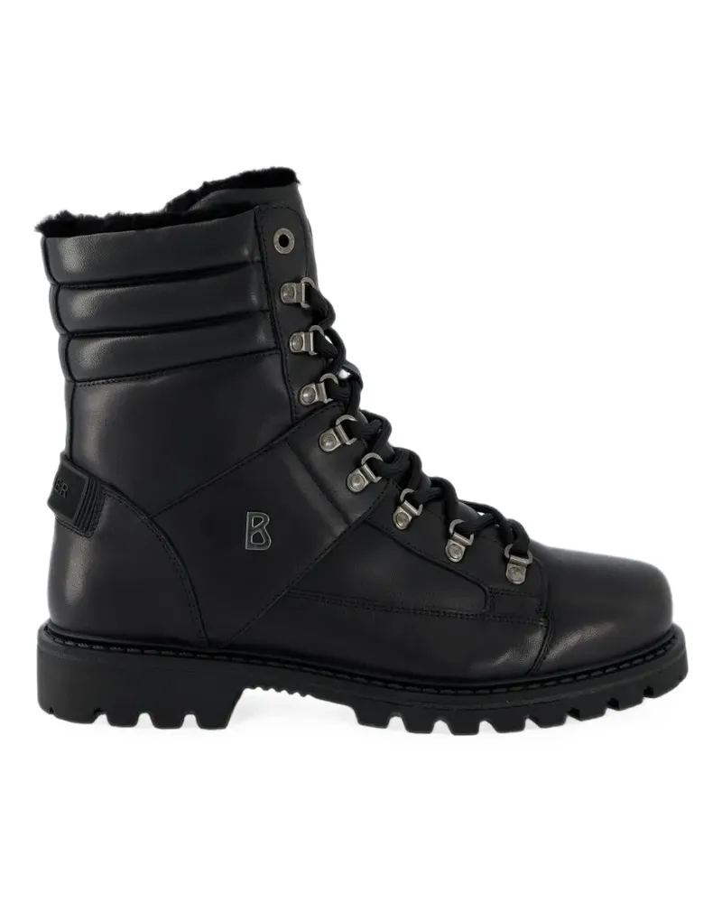 Bogner Helsinki S 2 padded leather boots - Schwarz Schwarz