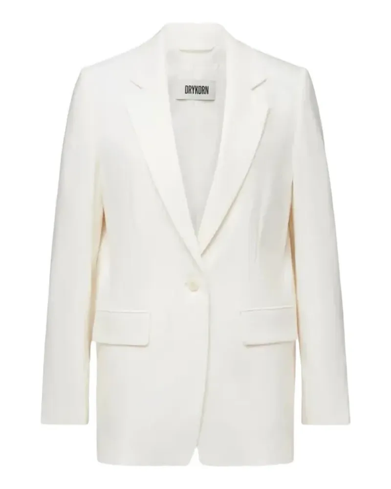 Drykorn Glendale single-breasted blazer - Weiß Weiß