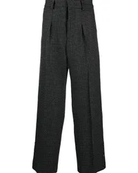 Nanushka Tapered-Hose mit Hahnentrittmuster Schwarz