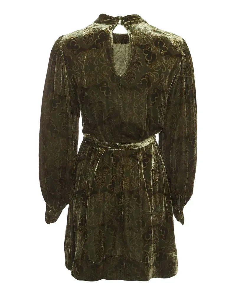 Barbour x Farm Rio Minikleid mit Ananas-Print - Grün Grün