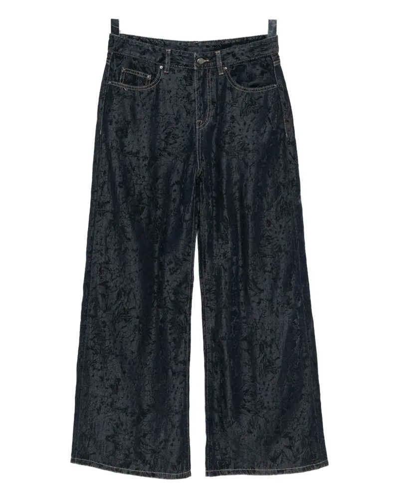 JNBY Jeans mit Blumenstickerei - Blau Blau