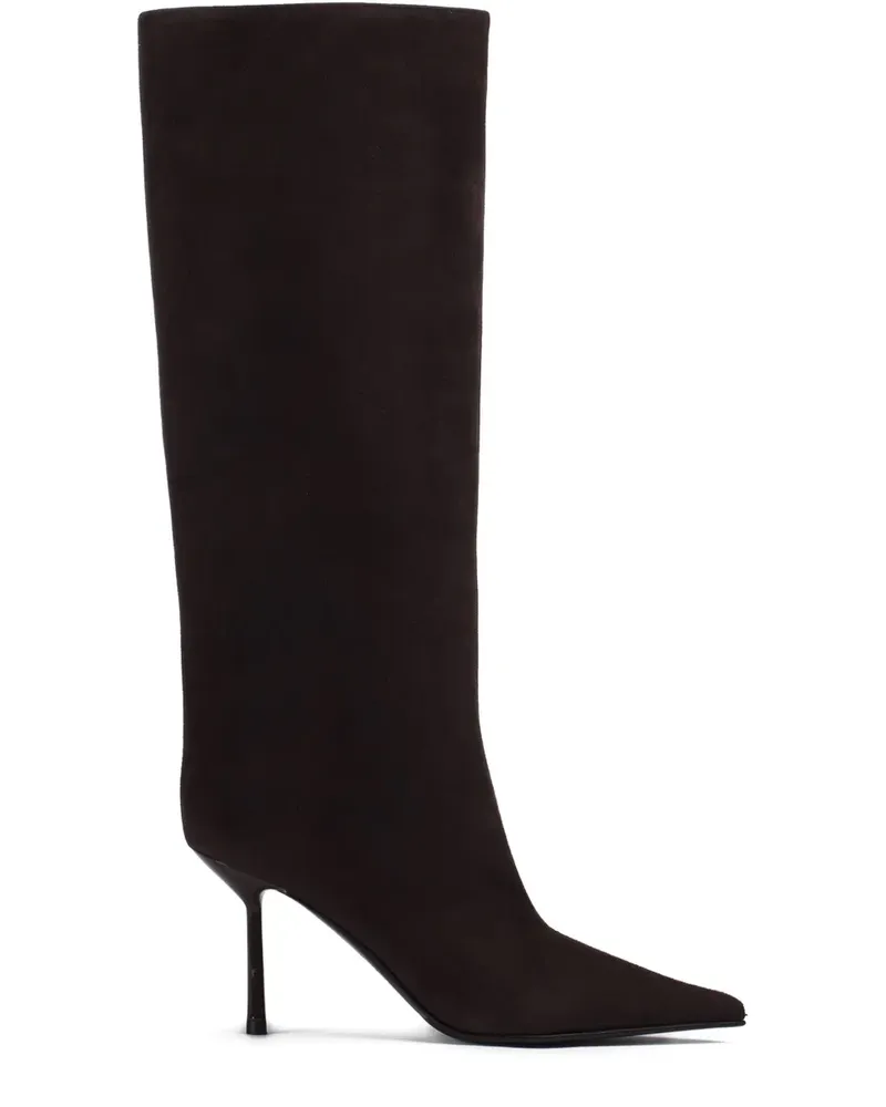 Le Silla Bella Wildlederstiefel 80mm - Braun Braun