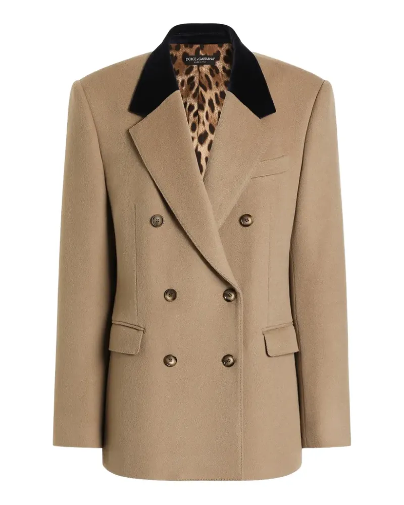 Dolce & Gabbana Cabanjacke aus Kaschmir - Nude Nude