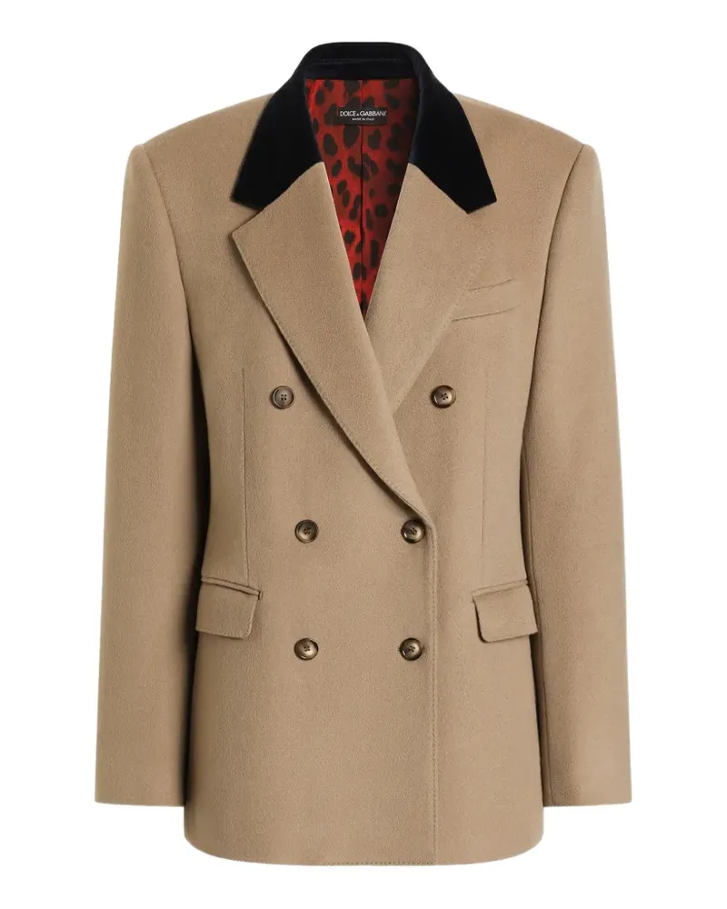 Dolce & Gabbana Cabanjacke aus Kaschmir - Nude Nude