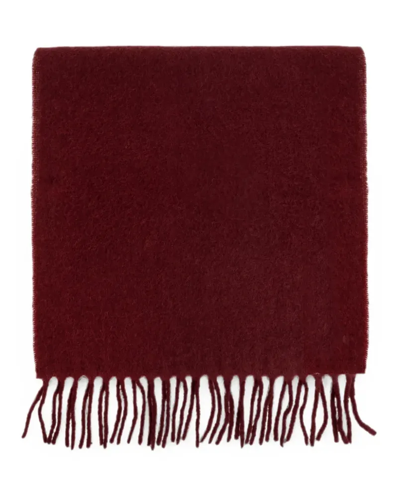 Canada Goose fringed alpaca-blend scarf - Rot Rot
