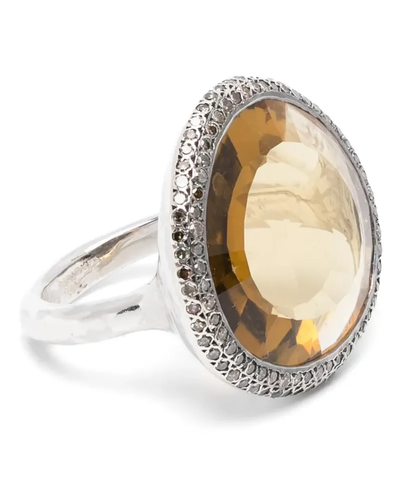 Rosa Maria Fidji Diamantring mit Quarz - Silber Silber