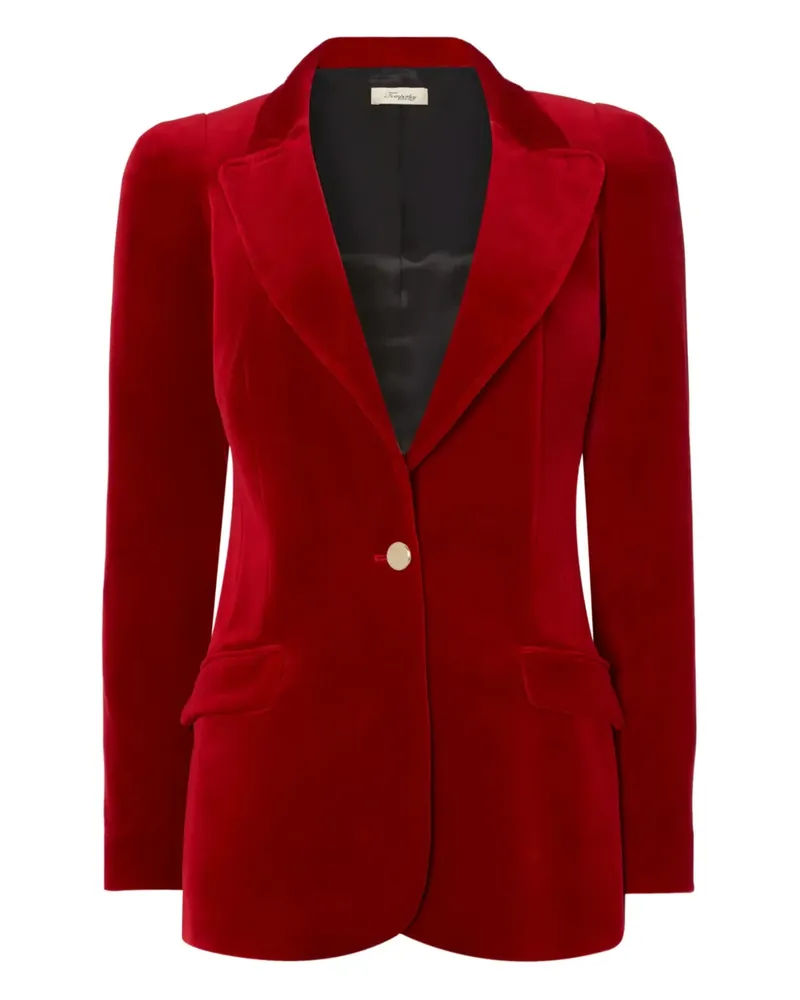 Temperley London Clove Blazer aus Samt - Rot Rot