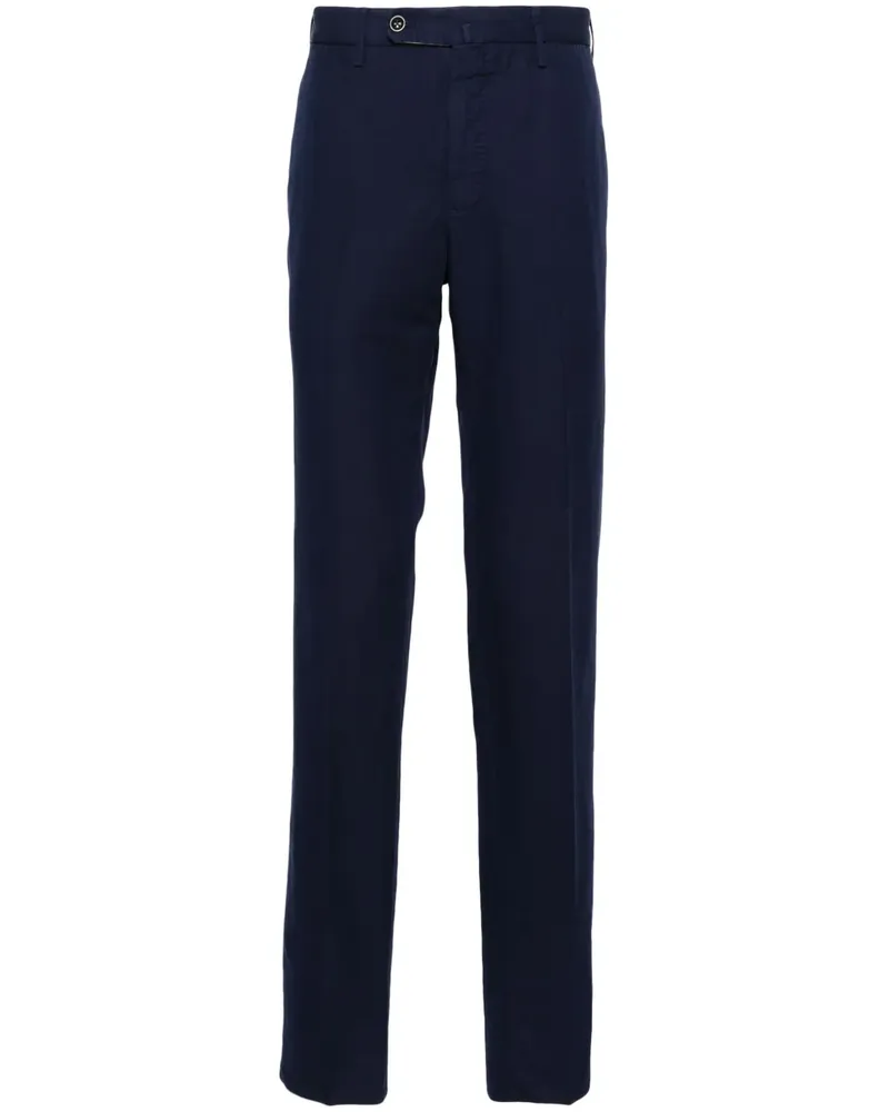 Incotex Halbhohe Tapered-Hose - Blau Blau