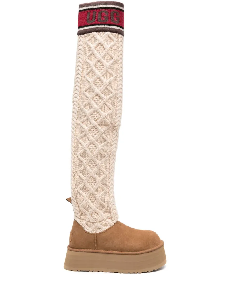 UGG Sweater Overknee-Stiefel - Braun Braun
