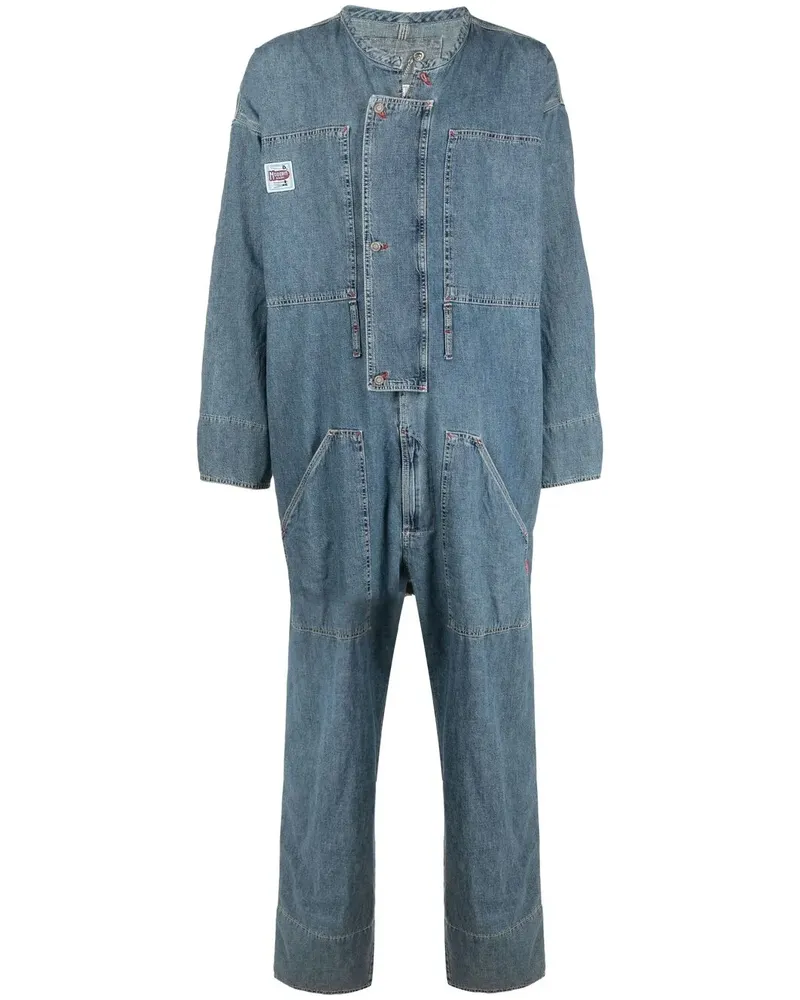 Diesel Overall mit langen Ärmeln - Blau Blau