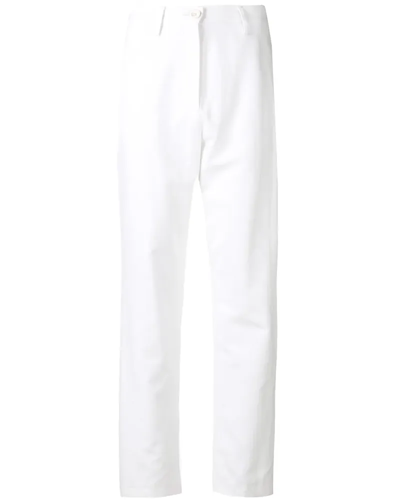 Moschino Hose mit hohem Bund - Weiß Weiß