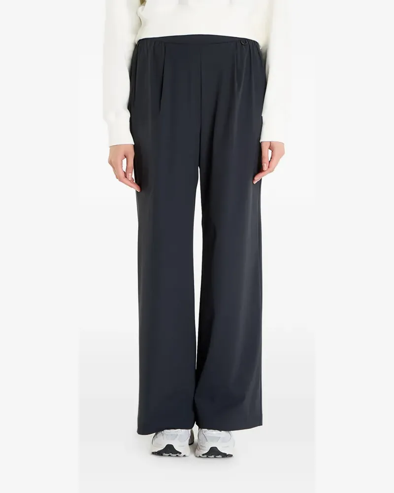 Nike Weite Dri-FIT High-Waist-Hose - Schwarz Schwarz