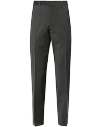 HUGO BOSS Halbhohe Tapered-Hose Grau