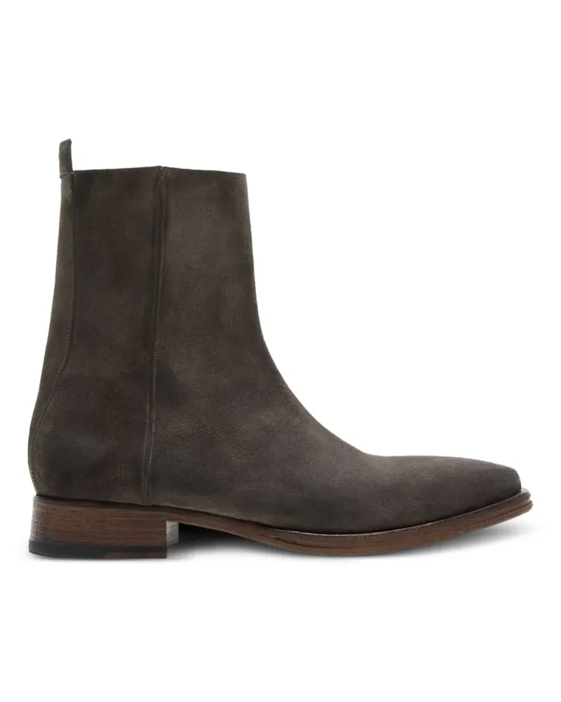 Acne Studios suede ankle boots - Grau Grau