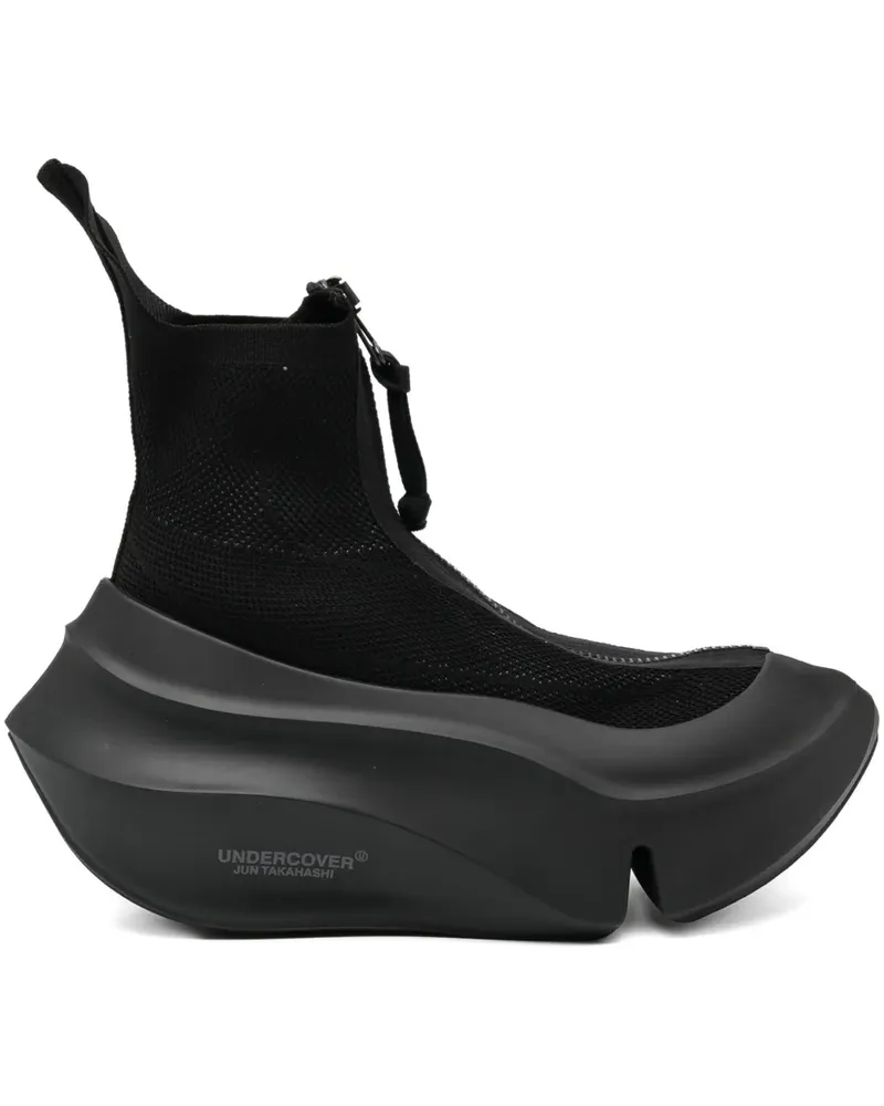 Undercover x Grounds Orca hi-top trainers - Schwarz Schwarz