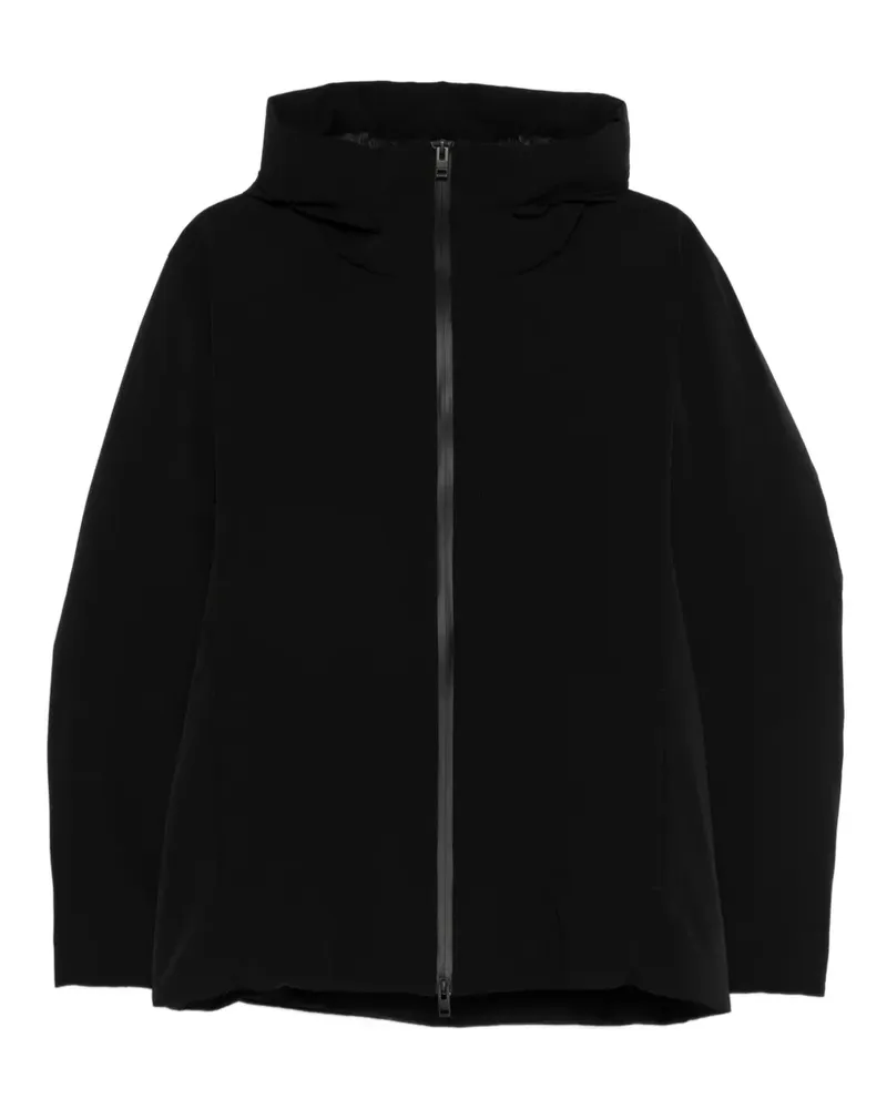 ATTACHMENT hooded zip jacket - Schwarz Schwarz
