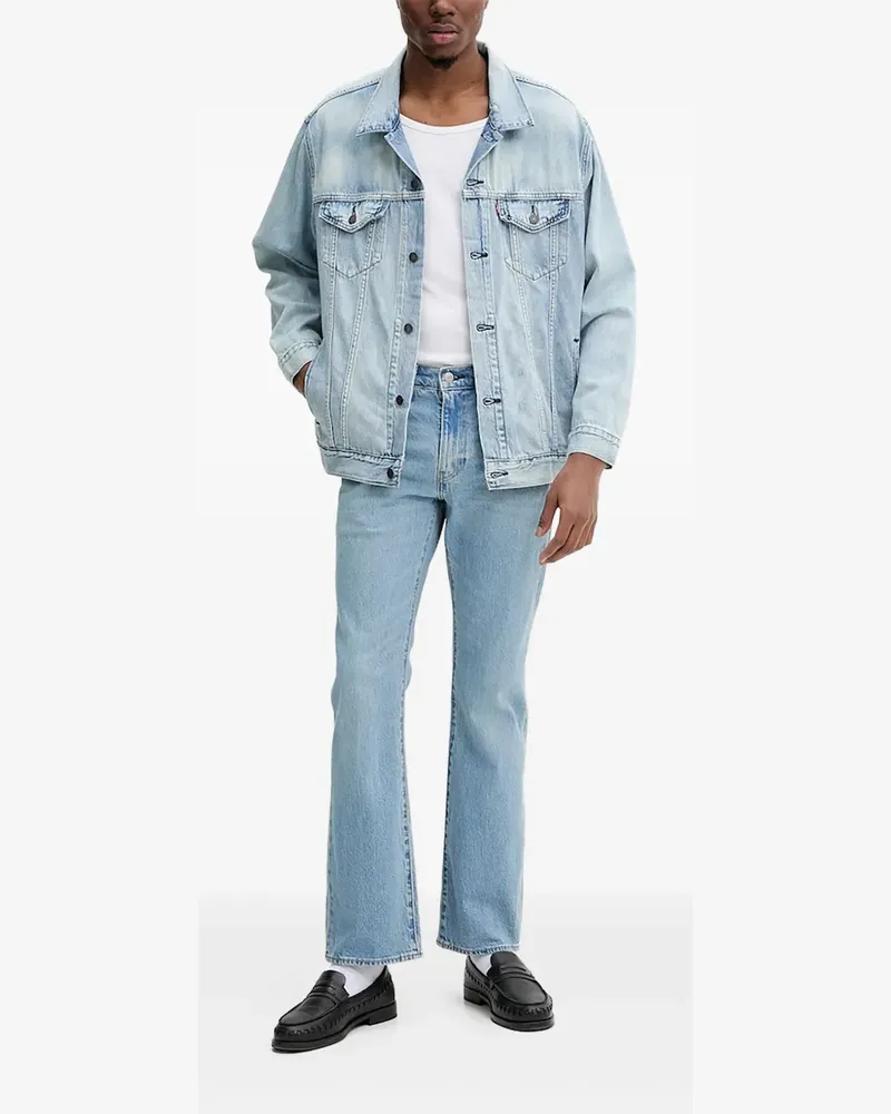 Levi's Jeansjacke mit Knopfverschluss - Blau Blau
