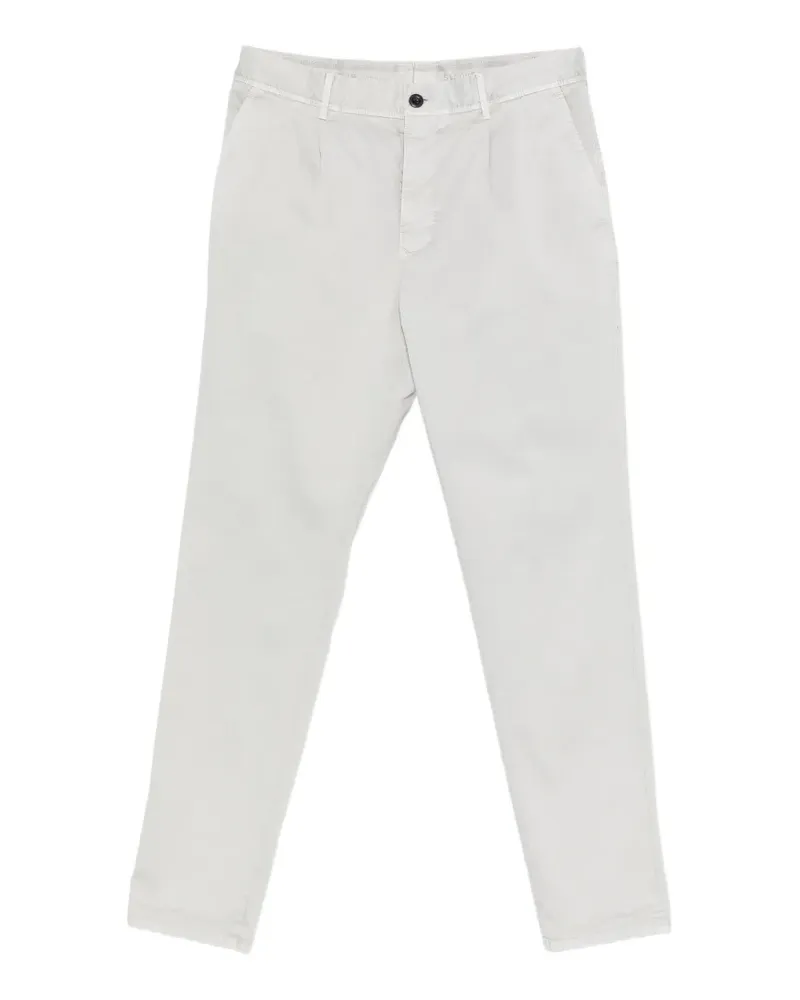 Incotex pleated cotton trousers - Grau Grau