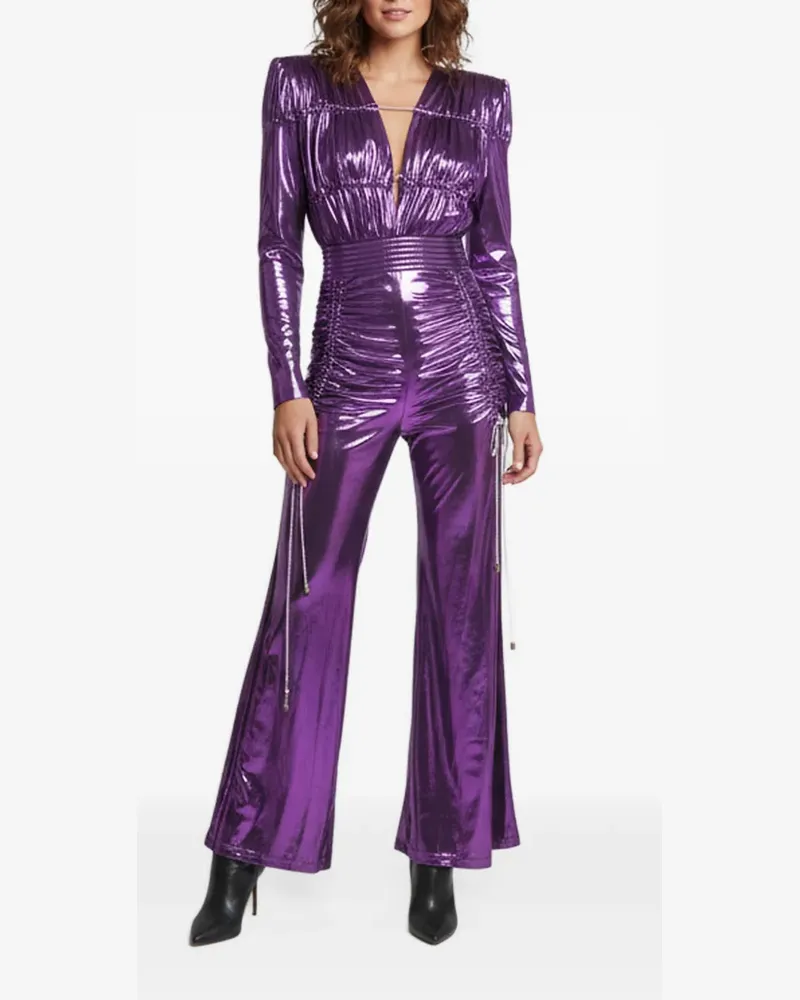Zhivago Neutron Dance side-slit jumpsuit - Violett Violett