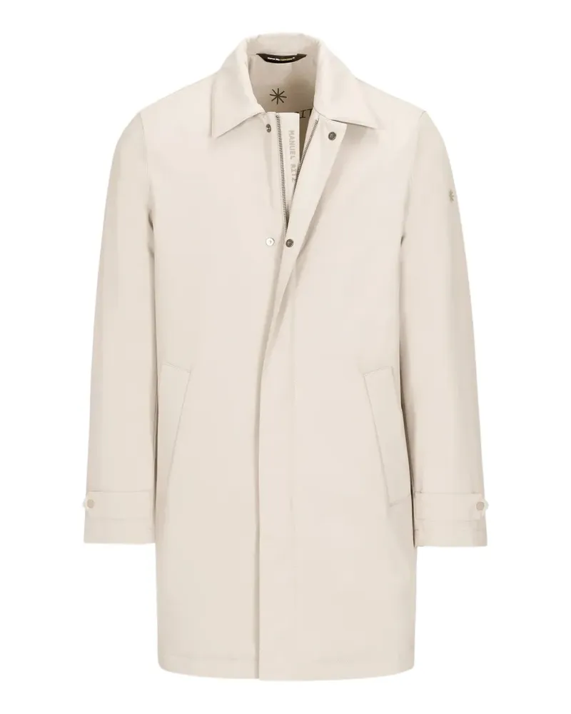 Manuel Ritz concealed-fastening coat - Nude Nude