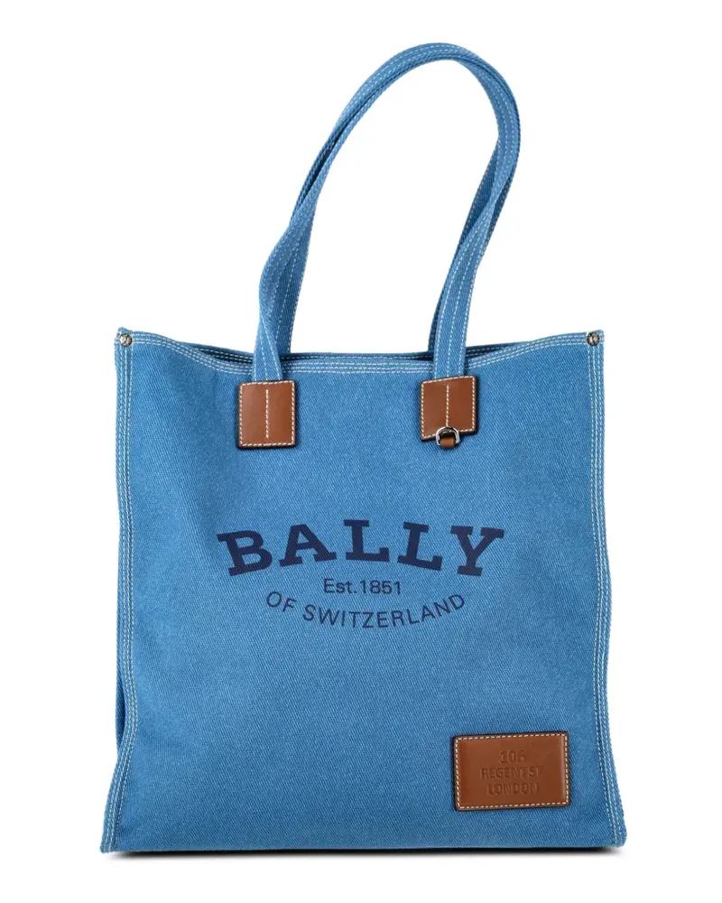 Bally Crystalia Jeans-Tote Bag - Blau Blau