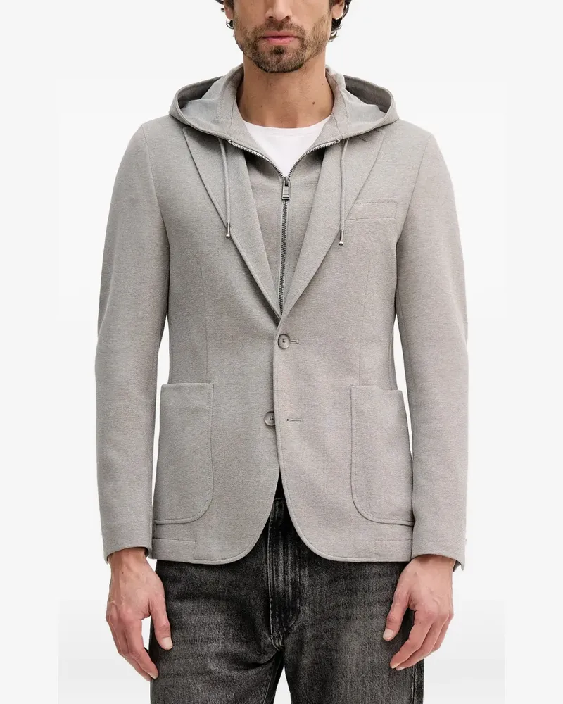HUGO BOSS Hanry hooded blazer - Grau Grau