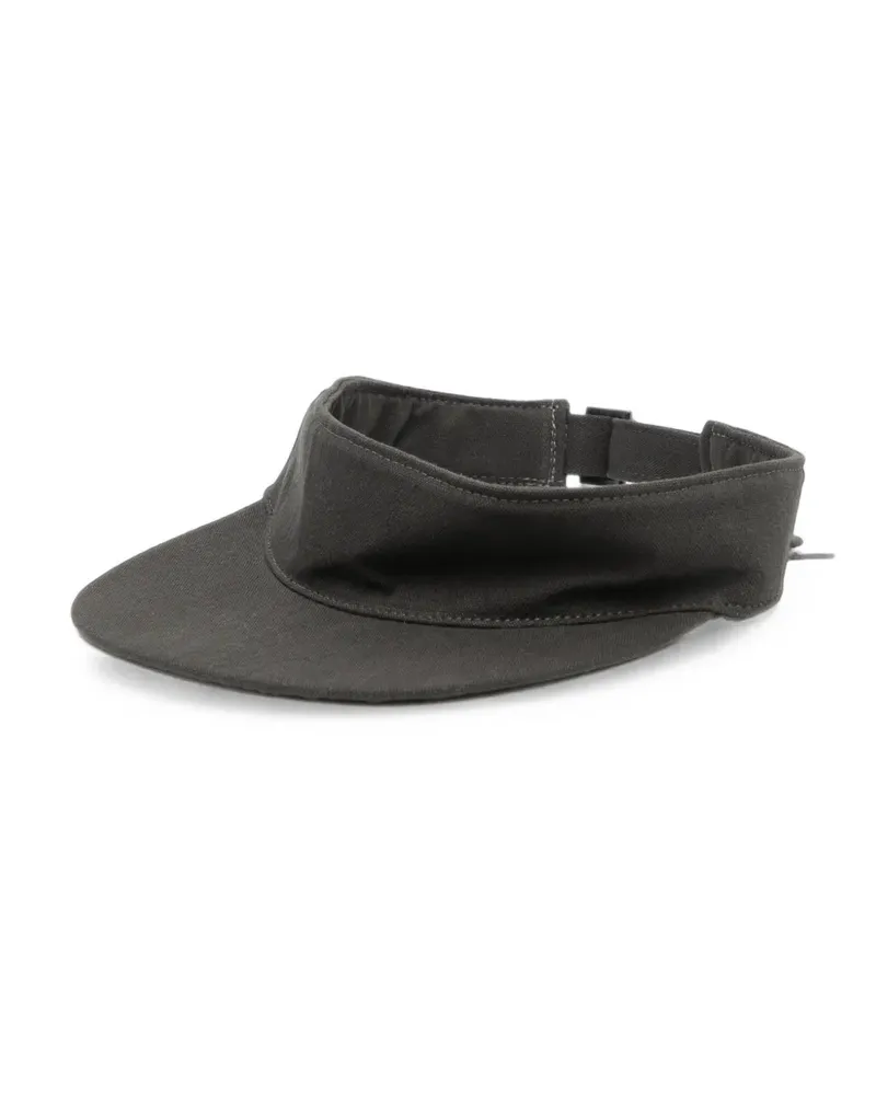 Yohji Yamamoto Sonnenblende aus Popeline - Grau Grau