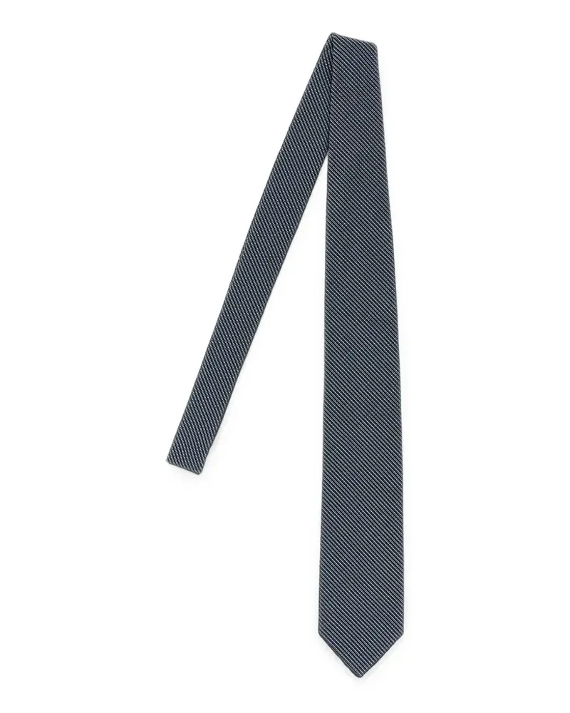 Brioni Krawatte mit geometrischem Muster - Blau Blau