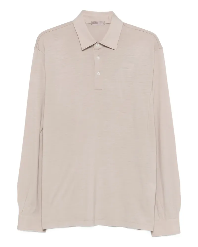 Herno Langärmeliges Poloshirt - Nude Nude